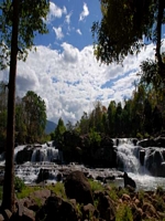 Fahrt auf Bolaven Plateau