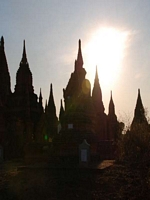 Sunset over Bagan